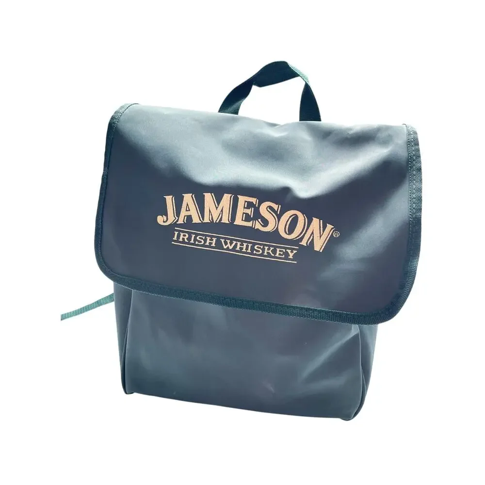 Jameson Irish Whiskey Dark Green Zip Top Backpack